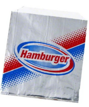 BAG FOIL HAMBURG 6X3/4X6.5  PRINT 1M