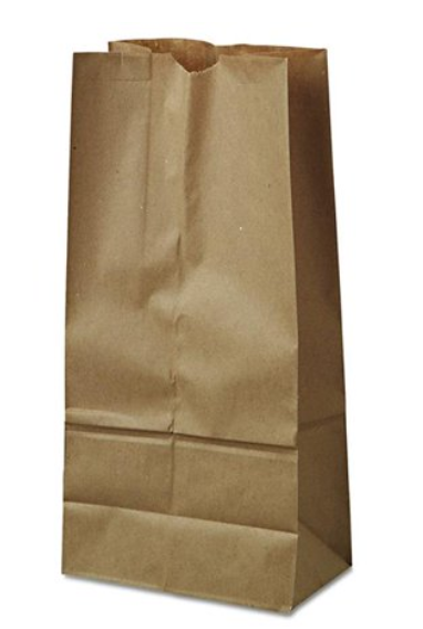BAG PAP GROCERY 16 BROWN 500CS  #18416