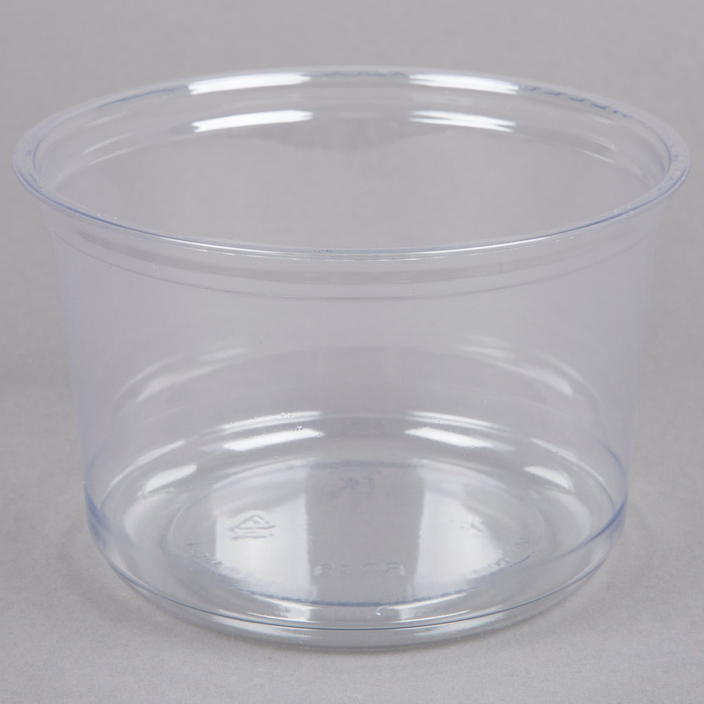 Fabri-Kal RD8 8 oz Round Pet Deli Container