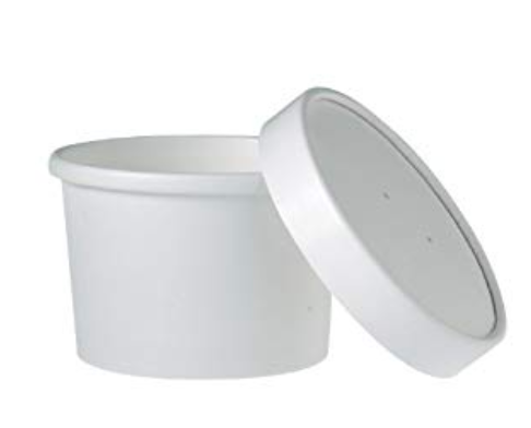 CONT PAP FOOD HC 08Z WH CMB  250CS KHSB8A-2050