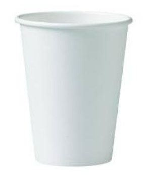 CUP PAP HOT 12z WHITE 1M 412W