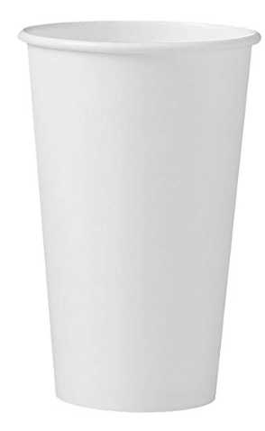 CUP PAP HOT 16z WHITE 1M 316W