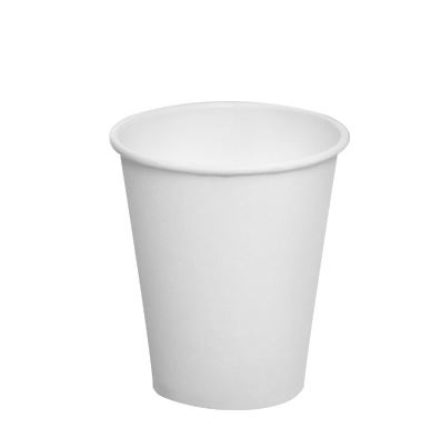 CUP PAP HOT PLA 08z WHITE 1M  KE-K508W