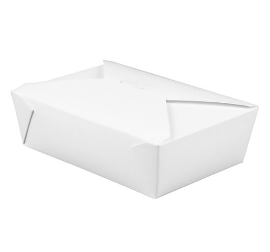 TAKE OUT BOX #3 WHITE 200CS
