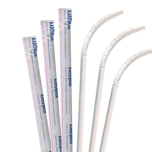 STRAW PAP 7.75 JUMBO WRP FLX  8/400PK 61500241