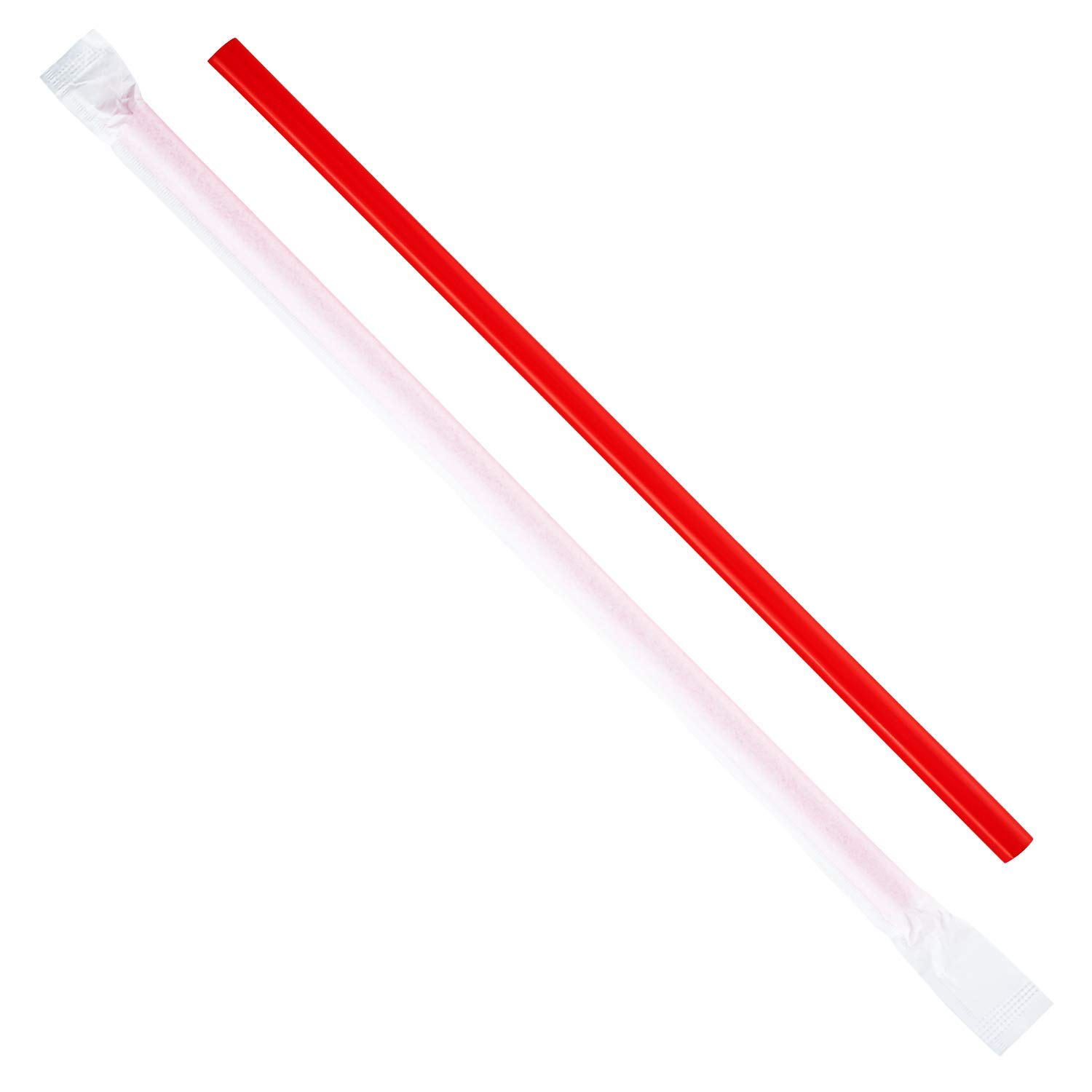 STRAW PLS 9&quot; WRP GIANT 5/500CS  C9075-RED