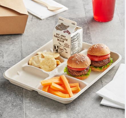 TRAY PAP 5CMP LUNCH 400cs TR-SC-5C-LFS