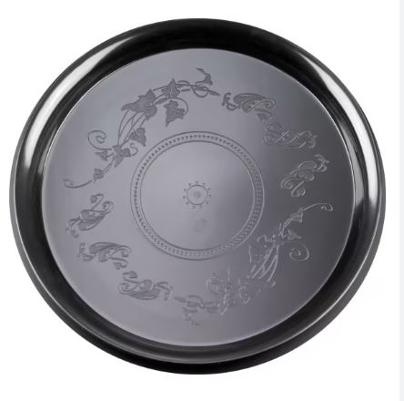 CATER TRAY 12&quot; BLK 25CS  SUPREME 7201-BK