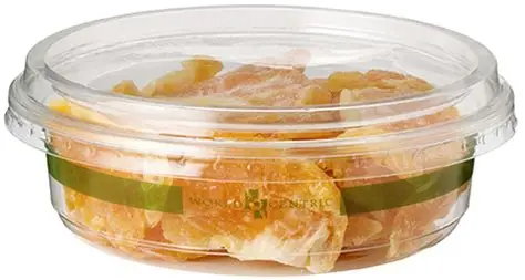 LID PLA DELI 8-32Z CLEAR 1M  DCL-CS-12