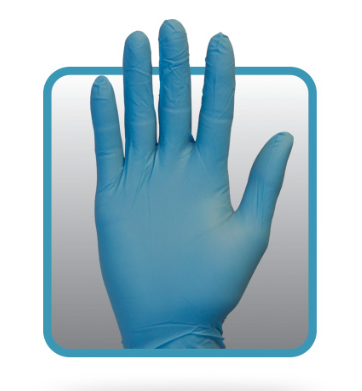 GLOVES NITRILE X-LG BL 10/100