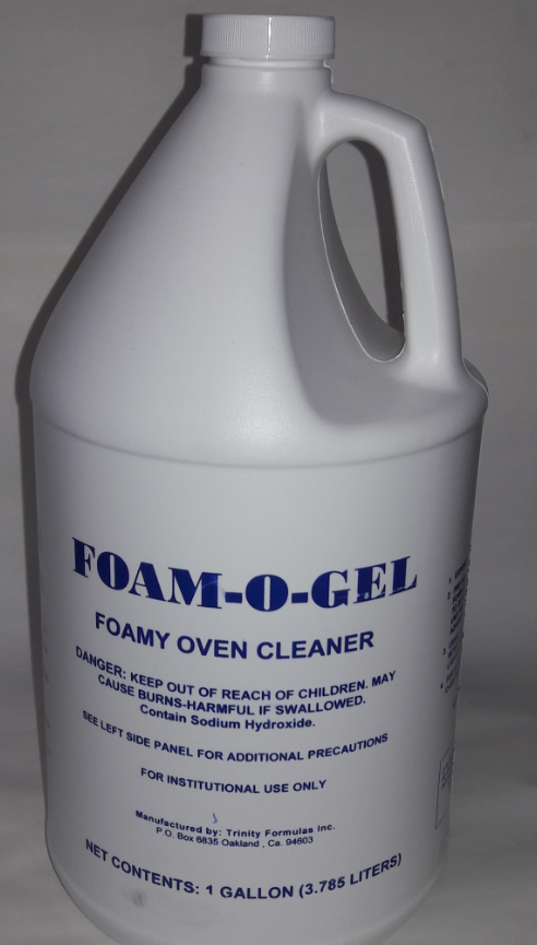 CLEANER OVEN FOAM O GEL 4/1GAL