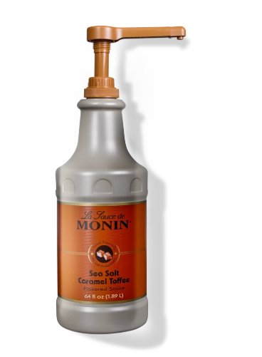 MONIN SEA SALT CARAMEL TOFFEE  SAUCE 4/64Z
