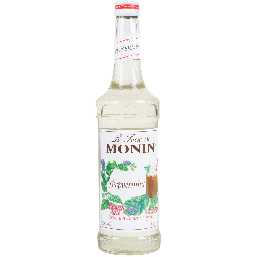 MONIN PEPPERMINT FLAV 12/750M L