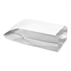 BAG FOIL 1/2 GAL WHITE 500CS  5B18