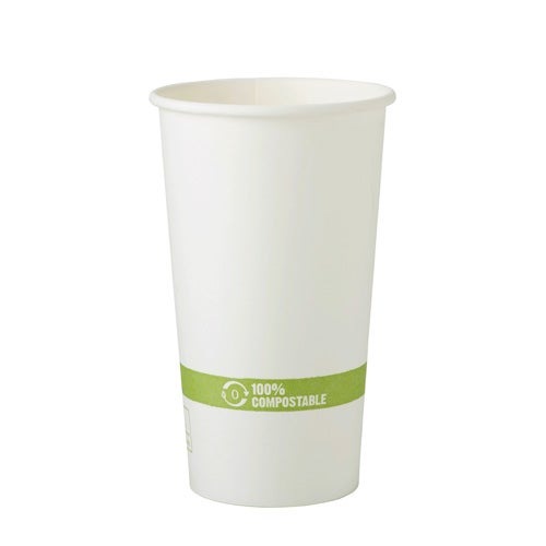 CUP PAP HOT PLA 20z WHITE 1M  CUPA20