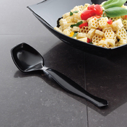 CUTLERY SPOON SRVNG 9&quot; BLK  144CS EMI-102BLK