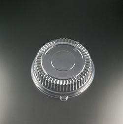 LID PLS CATER 12&quot; CLR DM PET  25C EMI-320LP